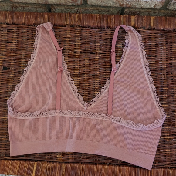 🌸 Dusty Pink & Purple Bralette Mini Set (3 pack) L XL - Picture 6 of 12
